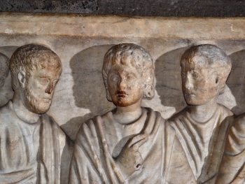 Cathédrale de Clermont ; sarcophage, Christ