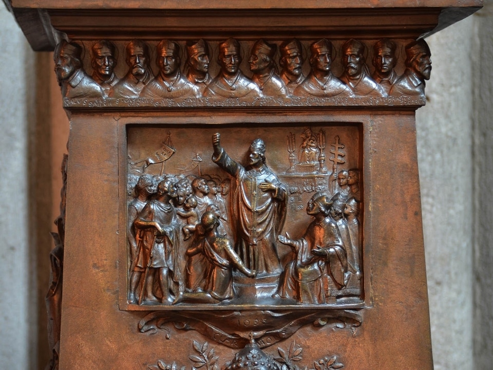 Urbain II prêchant la première croisade, cathédrale de Clermont