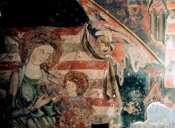 Cathédrale de Clermont ; peinture cachée