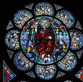 Cathédrale de Clermont ; vitraux-Christ