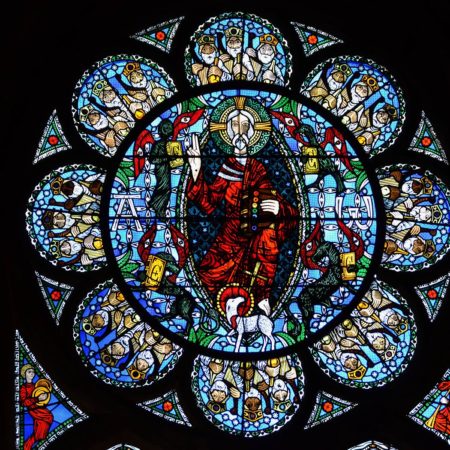 Cathédrale de Clermont ; vitraux-Christ