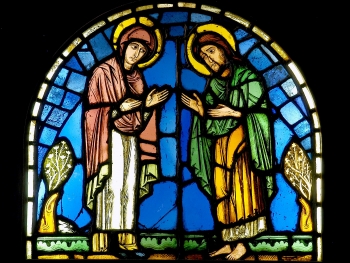 Cathédrale de Clermont ; vitraux - deisis
