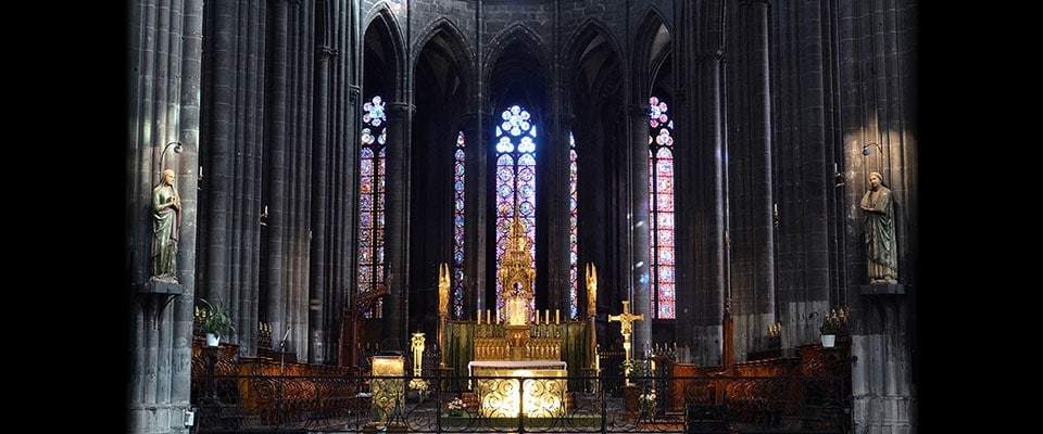 cathedrale de Clermont ; choeur
