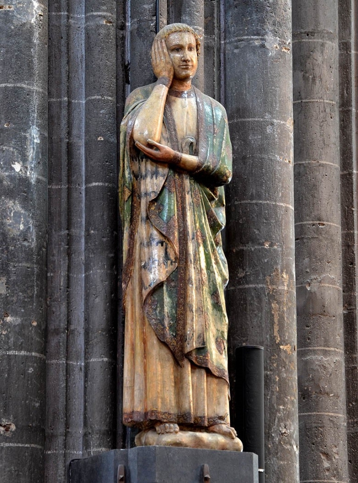 Cathédrale de Clermont ; statue saint Jean