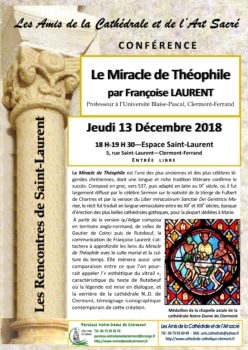 Conférence sur le Miracle de Théophile, de Mme Françoise Laurent