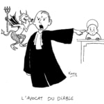 Avocat du diable, dessin de Kang