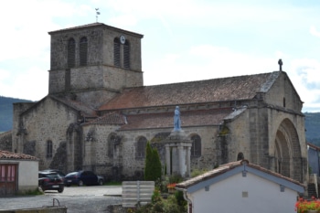 Dore-l'Eglise, église, vue générale