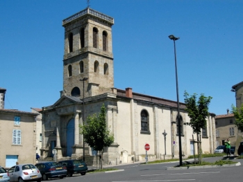 Lezoux, église Notre-Dame, vue générale