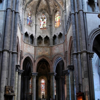 Aigueperse, église, le choeur