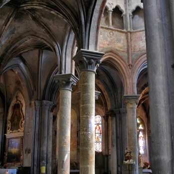 Aigueperse, église, le déambulatoire