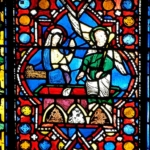 La Résurrection, médaillon gothique, cathédrale de Clermont