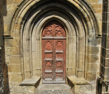 Bansat, église, portail ouest