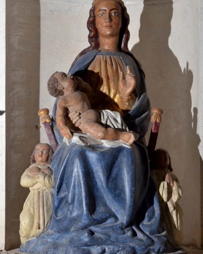 Bansat, église, Vierge à l'enfant du XIVe