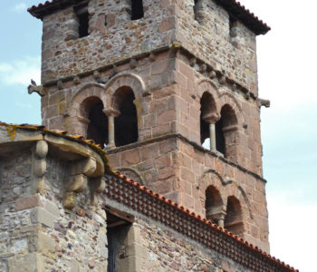 Bansat, église, clocher roman