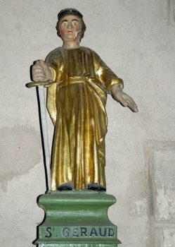 saint Géraud , statue, Saint-Saturnin