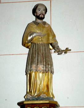 saint Jean-François Régis, statue, église de Saint-Julien de Coppel