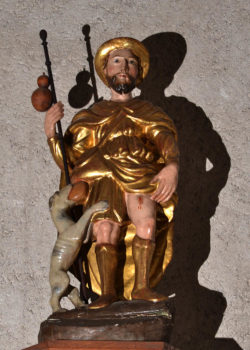 Beaumont, église, statue Saint-Roch