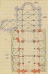 Besse, église Saint-André, plan Bernard Craplet