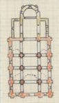 Biollet, église, plan Bernard Craplet