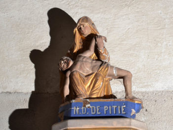 Biollet, église, statue Pieta