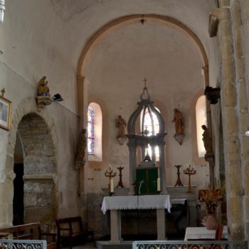 Biollet, église, vue du choeur