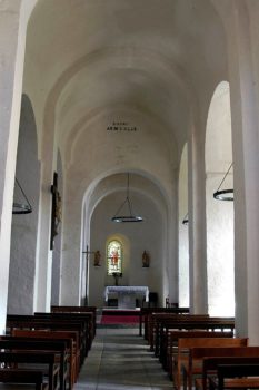 Miremont, église, arc triomphal