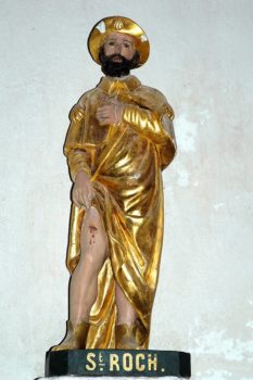 Miremont, statue saint Roch