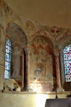 Montfermy, église, peinture choeur, saint André
