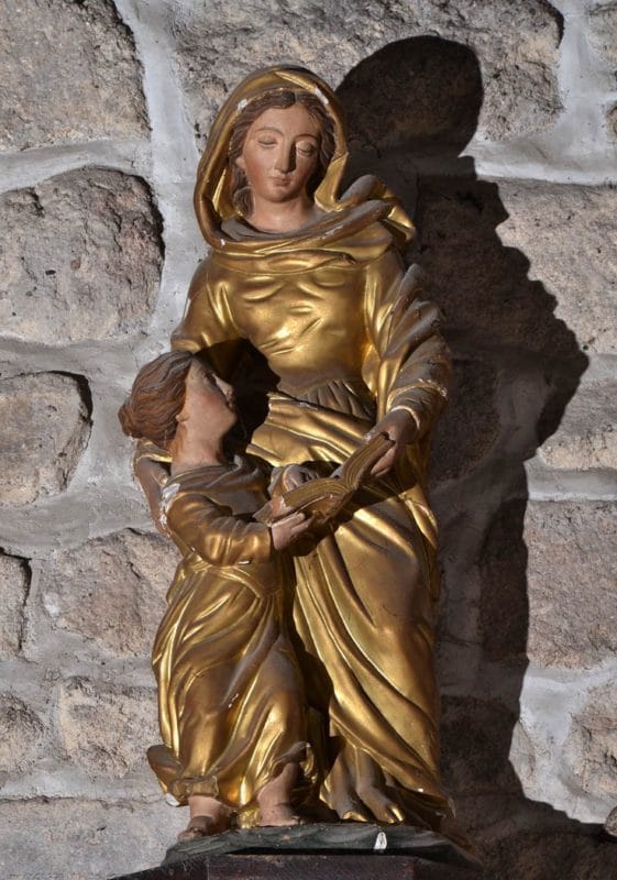 Cunlhat, église, sainte Anne et la Vierge
