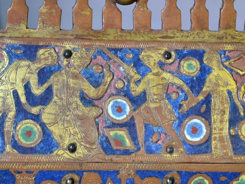Chamelières, trésor de la cathédrale, reliquaire Sainte Thècle
