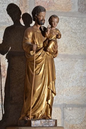 Bourg-Lastic, église, statue saint Joseph