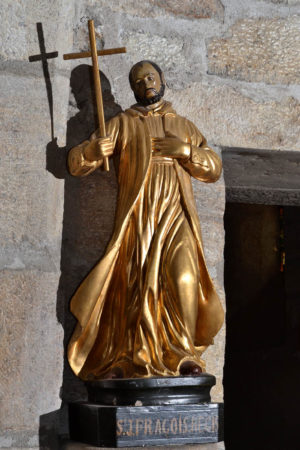 Bourg-Lastic, église, statue saint François-Xavier