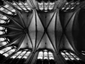 Cathédrale de Clermont, voûte gothique du choeur, photo Bernard Craplet