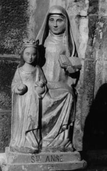 Eglise de Chambon sur Lac, sainte Anne et la Vierge, photo Bernard Craplet