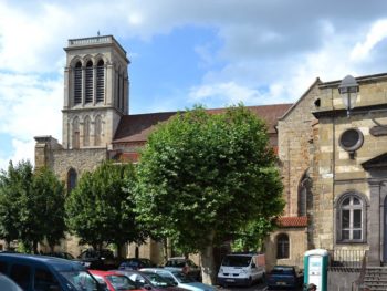 Billom, église Saint-Cerneuf, vue générale