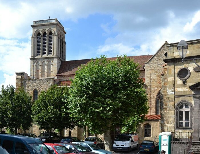 Billom, église Saint-Cerneuf, vue générale