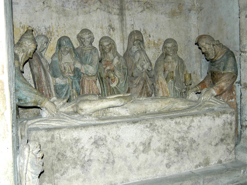 Billom, église Saint-Cerneuf, mise au tombeau