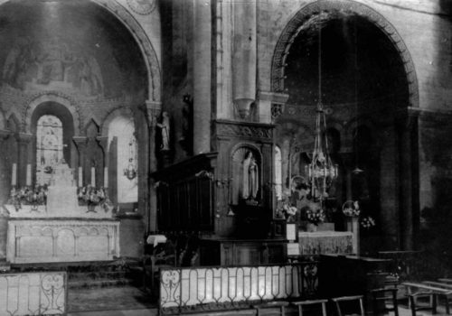 Courpière, église Saint-Martie, partie du choeur, photo B. Craplet