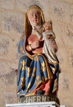 Herment, collégiale Notre-Dame, sainte Anne et la Vierge