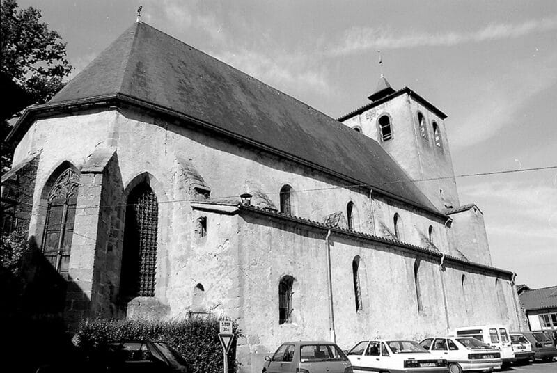Chateldon, église Saint-Sulpice, flan nord