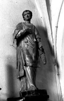 Chateldon, église Saint-Sulpice, statue saint Vincent