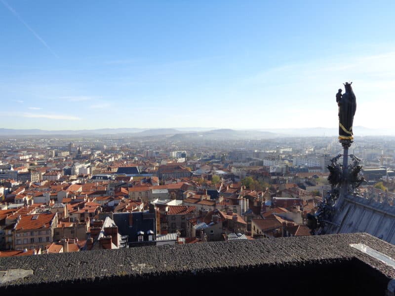 Clermont-Ferrand, vue de la Tour de la Bayette