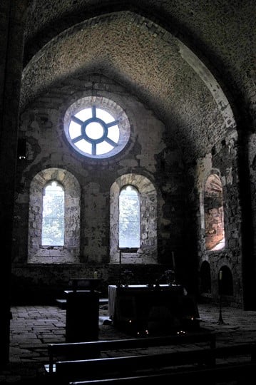 abbaye de Mègemont, intérieur
