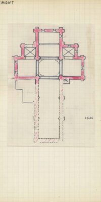 Abbaye de Mègemont, plan Bernard Craplet