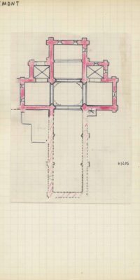 Abbaye de Mègemont, plan Bernard Craplet