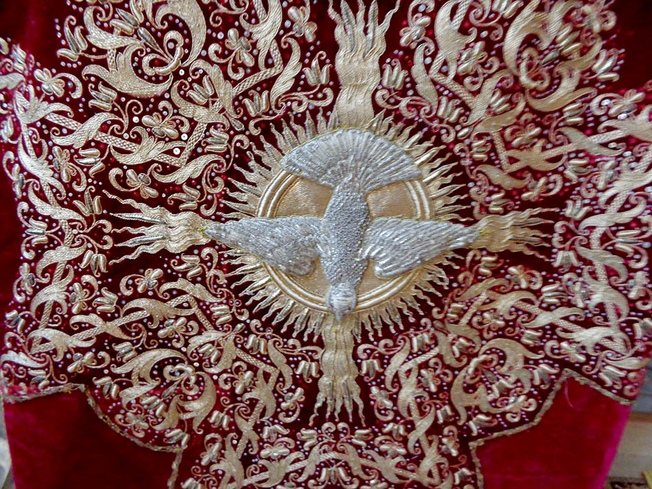Chasuble du XVIIe, cathédrale de Clermont