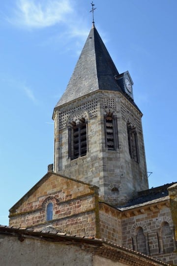église de Culhat, clocher XIXe