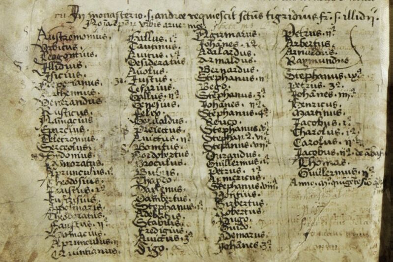 Liste des premiers évêques de Clermont, Ms 147, f°175 v°