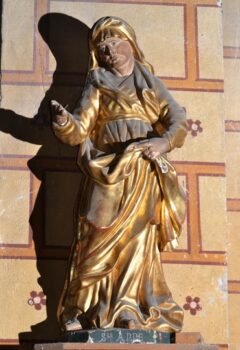 Eglise Saint-Julien de Chauriat, statue Ste Anne