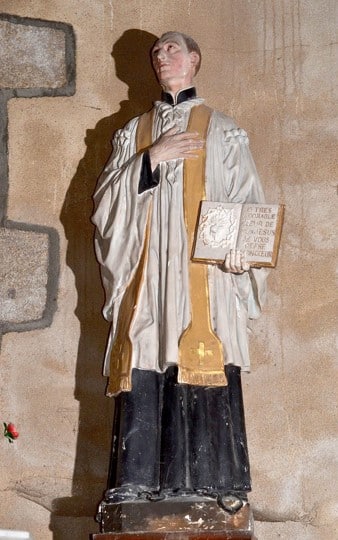 Saint-Germain l'Herm, église, statue saint jésuite
